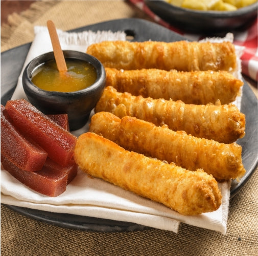 Palo de Queso y Bocadillo  para Freir  95 gramos /10 unidades